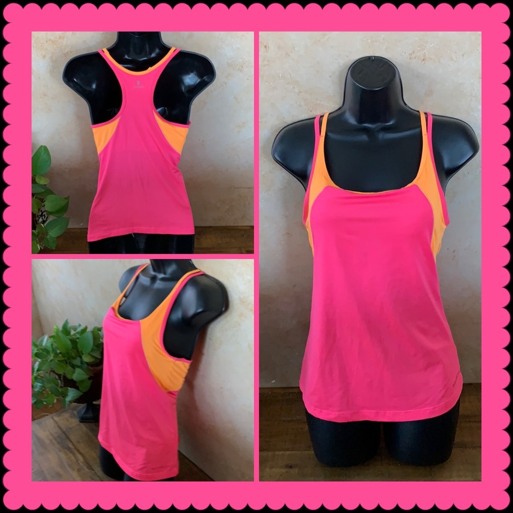 New Balance -Medium- Neon pink /orange tank top